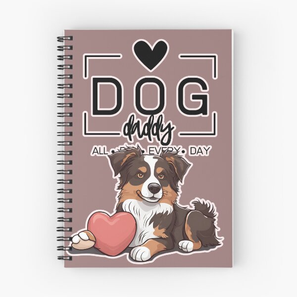 Item preview, Adorable Australian Shepherd with a Plush Teddy Bear – Cartoon Illustration designed and sold by GoodyPaws.