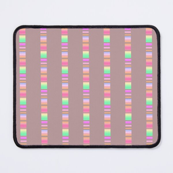 Item preview, Neutral red pastel multi color lines | Pale red soft rainbow striped designed and sold by lausn.