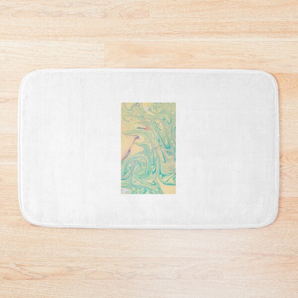 Item preview, Green and Yellow marbling designed and sold by marbellousart.