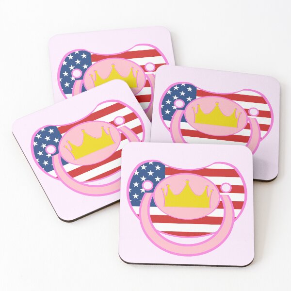Item preview, Baby agere pacifier pink Princess designed and sold by mikistudio.