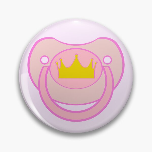 Item preview, Baby agere pacifier pink Princess designed and sold by mikistudio.