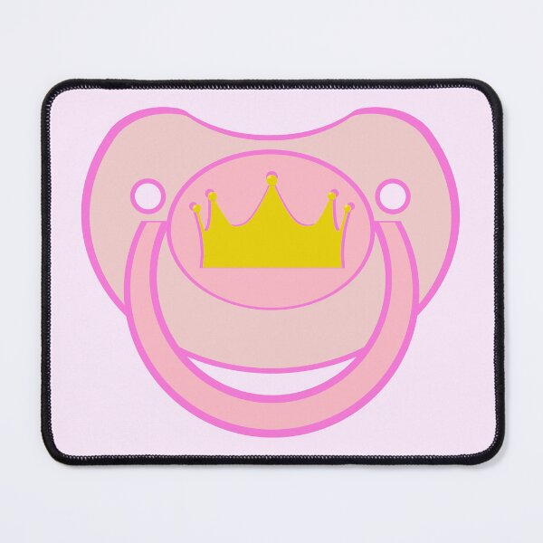 Item preview, Baby agere pacifier pink Princess designed and sold by mikistudio.