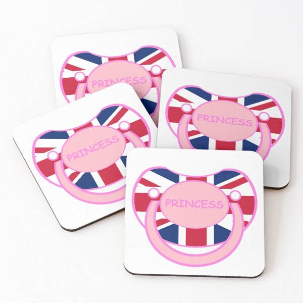 Item preview, Baby agere pacifier pink British Princess designed and sold by mikistudio.