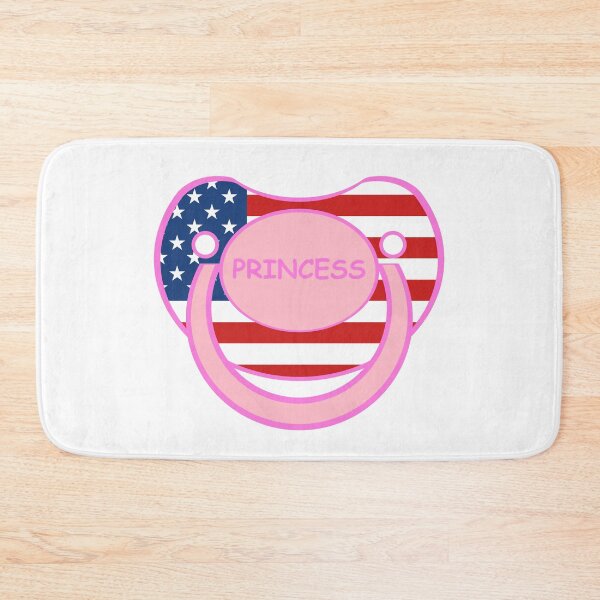 Item preview, Baby agere pacifier pink Princess USA paci designed and sold by mikistudio.