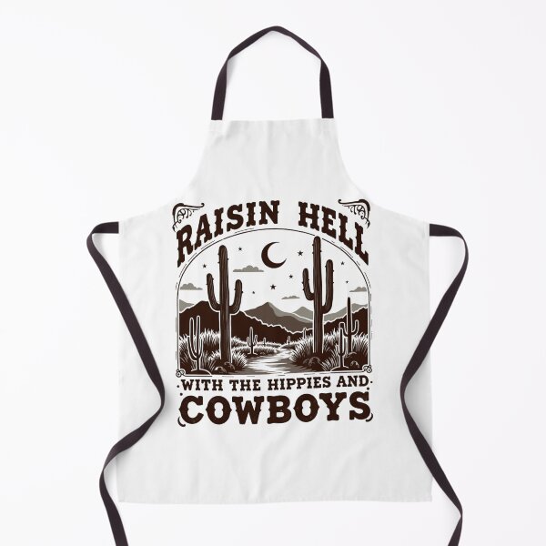 Item preview, Raisin Hell with the Hippies and Cowboys – Western Desert Design designed and sold by haitrieuic96.