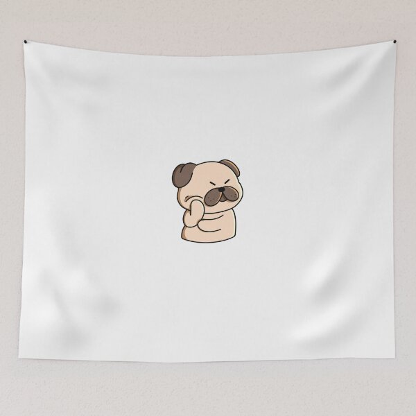 Item preview, Pondering Pug designed and sold by yogiskencing.