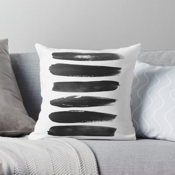 Stroke Art Brush Stroke Underscore Crack Line' Sofa pillow with