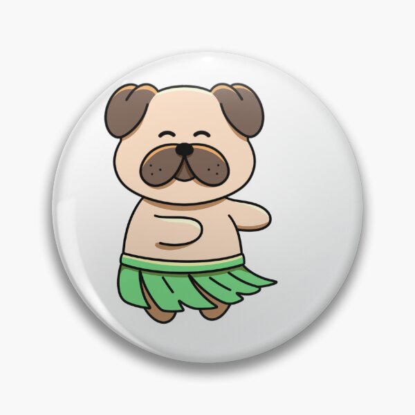 Item preview,  Hula Pug  designed and sold by yogiskencing.