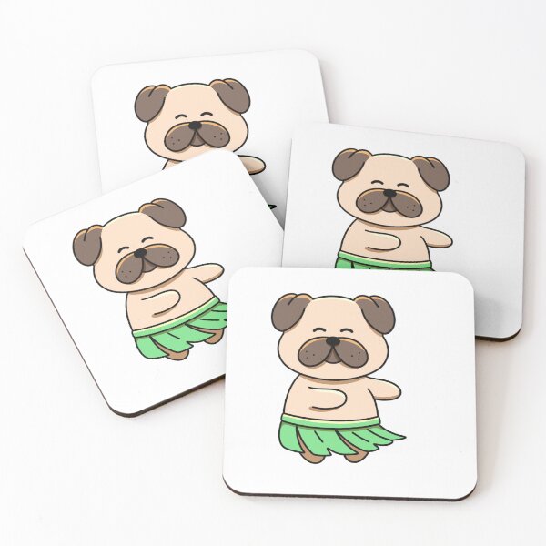 Item preview,  Hula Pug  designed and sold by yogiskencing.