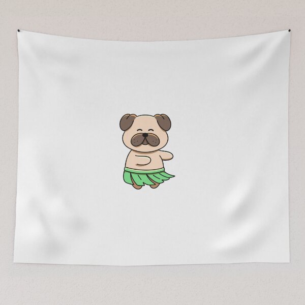Item preview,  Hula Pug  designed and sold by yogiskencing.