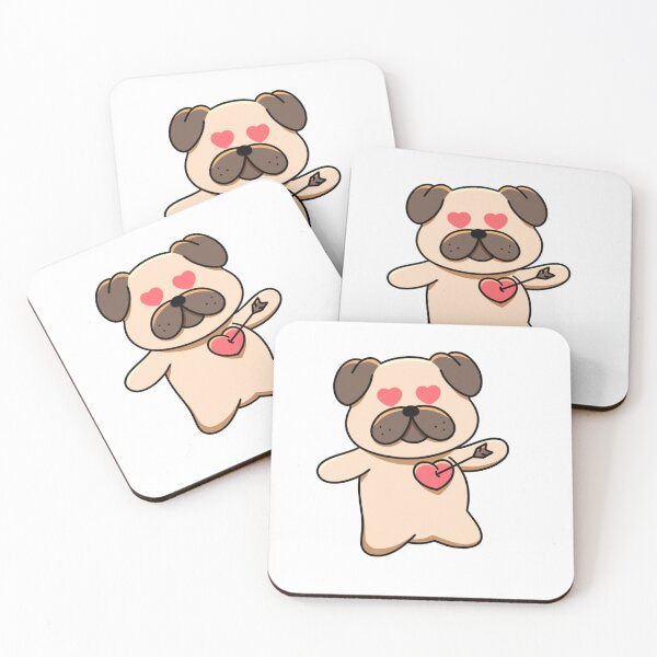 Item preview, Love-Struck Pug  designed and sold by yogiskencing.