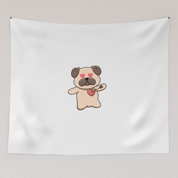 Item preview, Love-Struck Pug  designed and sold by yogiskencing.