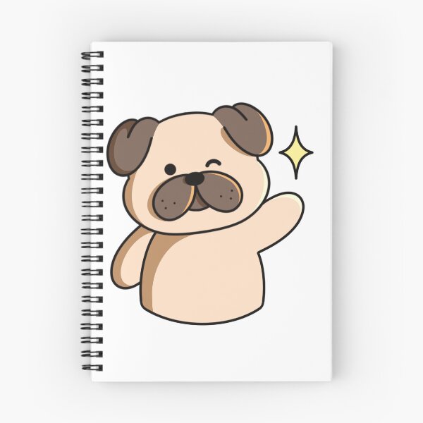 Item preview, Winking Pug designed and sold by yogiskencing.