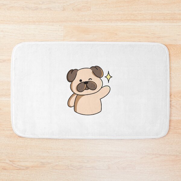 Item preview, Winking Pug designed and sold by yogiskencing.