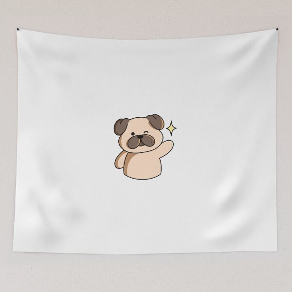 Item preview, Winking Pug designed and sold by yogiskencing.