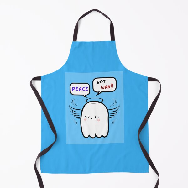 Item preview, Peace Not War!! Angel Ghost, Halo, Wings, Blue Background designed and sold by AASparksDesigns.