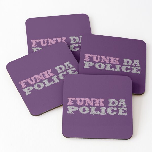 Item preview, funk police - pink gray designed and sold by BeJahMan.