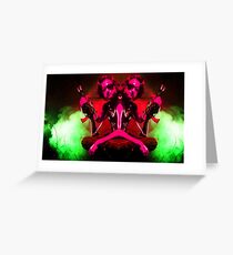 Twin Snakes Greeting Card