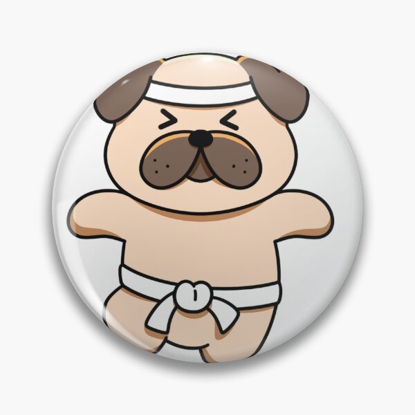 Item preview,  Karate Pug – Ready for Action! designed and sold by yogiskencing.