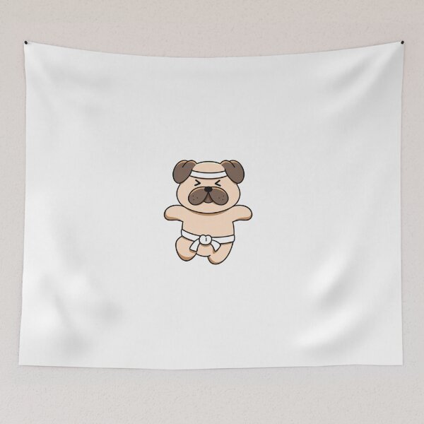 Item preview,  Karate Pug – Ready for Action! designed and sold by yogiskencing.