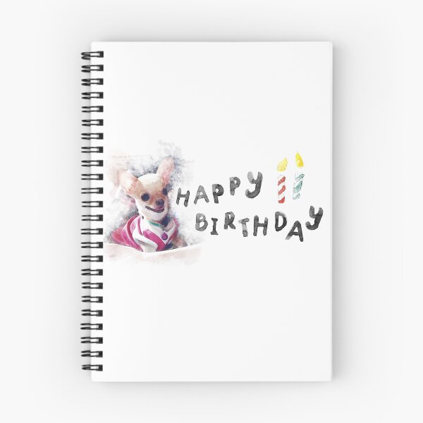 Aperçu de l'œuvre chien chihuahua chante une chanson joyeux anniversaire ! créée et vendue par storieslanguage.
