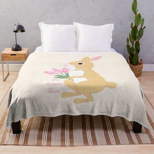 Item preview, Little rabbit brings you a bouquet of flowers designed and sold by JohanaStyle.