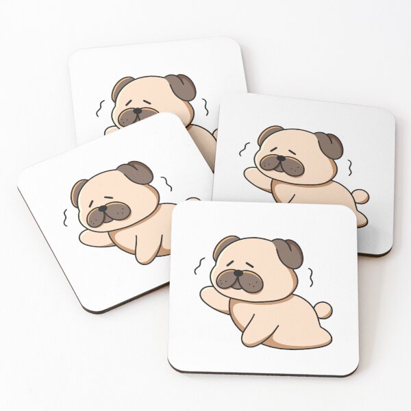 Item preview, Sleepy Pug Yawning designed and sold by yogiskencing.