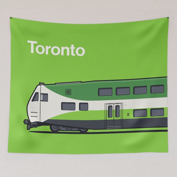 Item preview, Toronto Bilevel World Train Side Canada designed and sold by VoodooCircus.