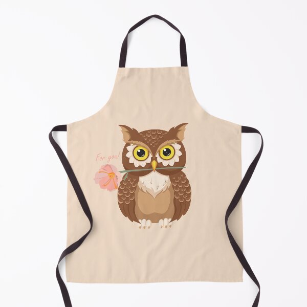 Item preview, A cute little owl brings you a flower. designed and sold by JohanaStyle.