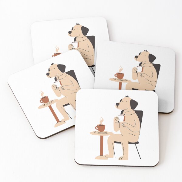Item preview, Dog & Coffee designed and sold by HELLO TIGER.