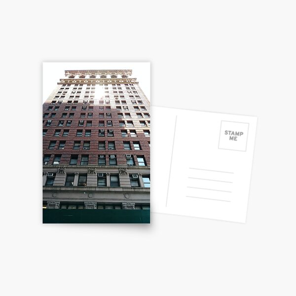 New York, Manhattan, #NewYork, #Manhattan, Tower Block, #TowerBlock, High-Rise Building, #HighRiseBuilding Postcard