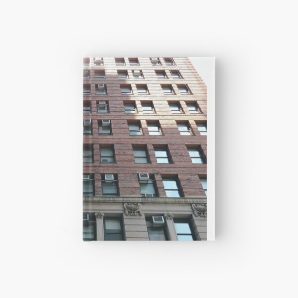 New York, Manhattan, #NewYork, #Manhattan, Tower Block, #TowerBlock, High-Rise Building, #HighRiseBuilding Hardcover Journal