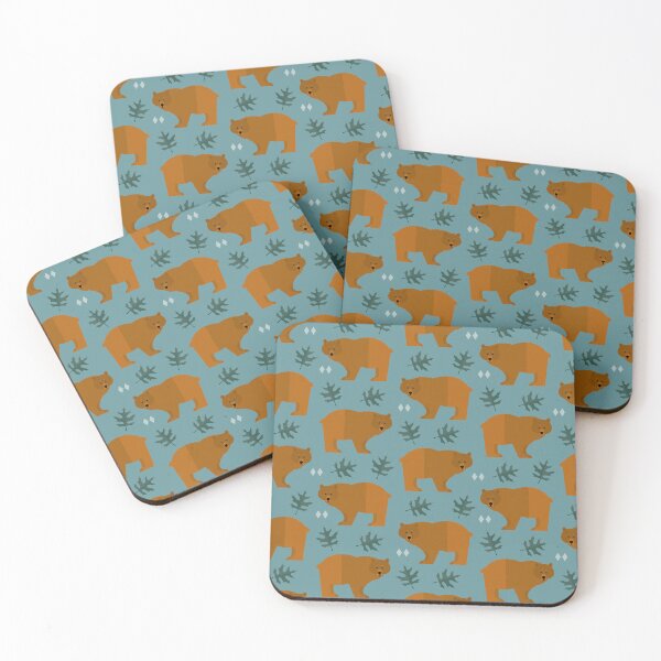 Item preview, Bears on blue designed and sold by reneesillus.