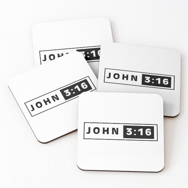 Item preview, John 3:16 – Christian Inspirational Quotes & Scripture Art designed and sold by CrossCrafted.