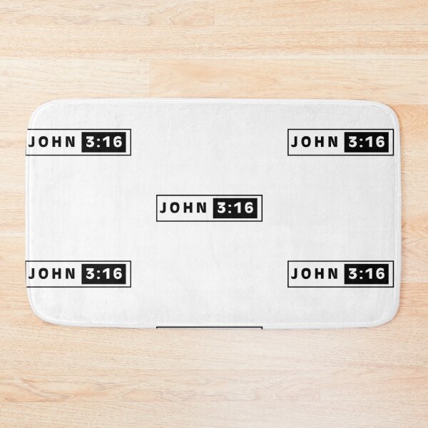 Item preview, John 3:16 – Christian Inspirational Quotes & Scripture Art designed and sold by CrossCrafted.