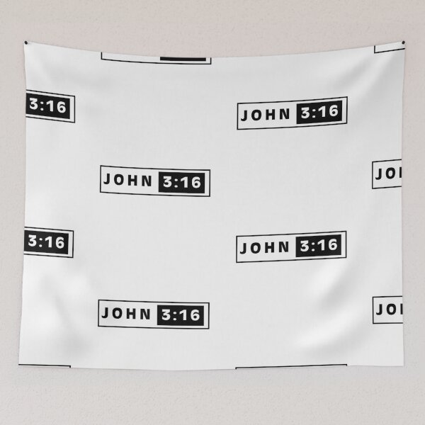 Item preview, John 3:16 – Christian Inspirational Quotes & Scripture Art designed and sold by CrossCrafted.