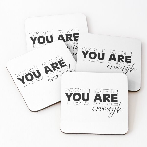 Item preview, You Are Enough – Christian Inspirational Quotes & Scripture Art designed and sold by CrossCrafted.