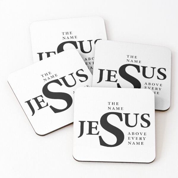 Item preview, The Name Jesus Above Every Name – Christian Inspirational Quotes & Scripture Art designed and sold by CrossCrafted.