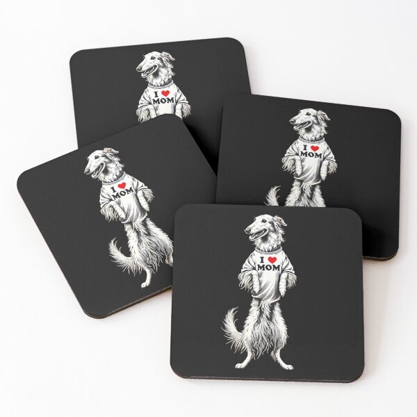 Item preview, Borzoi Mom I Love Mom Borzoi Lover designed and sold by Kimberley King Art  King Art.