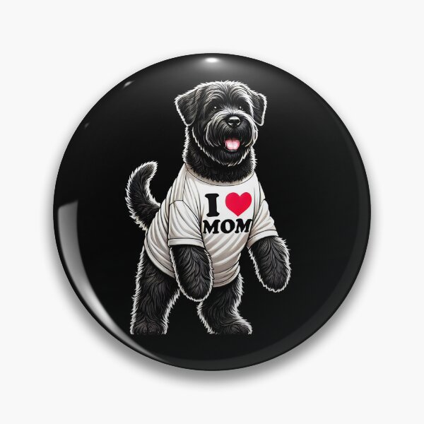 Item preview, Bouvier des Flandres Mom I Love Mom Bouvier des Flandres Lover designed and sold by Kimberley King Art  King Art.