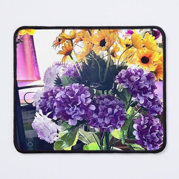Item preview, Still Life Purple and Yellow flowers designed and sold by TeAnne.