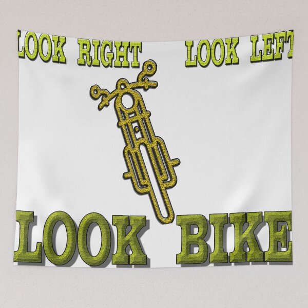 Item preview, Look Right, Look Left, Look Bike designed and sold by Huskyyy Designs.