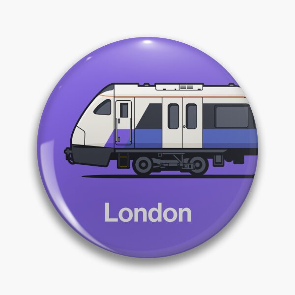 Artikelvorschau, London Class 345 Purple World Train Side England entworfen und verkauft von VoodooCircus.