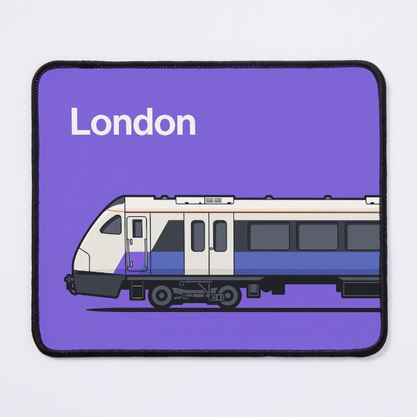 Item preview, London Class 345 Purple World Train Side England designed and sold by VoodooCircus.