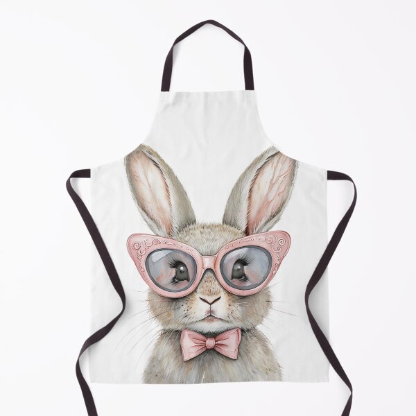 Item preview, Cute Bunny Rabbit with Glasses designed and sold by CreatedbyKandJ.
