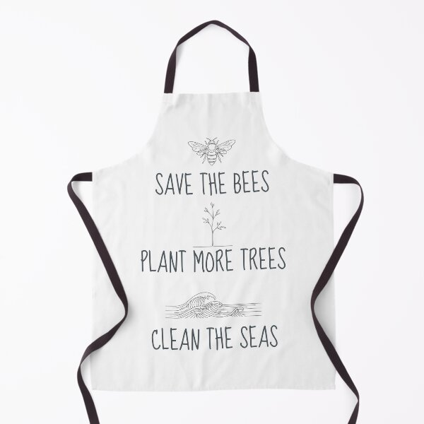 Item preview, Save the Bees, Plant more Trees, Clean the Seas designed and sold by MargLandmeter.