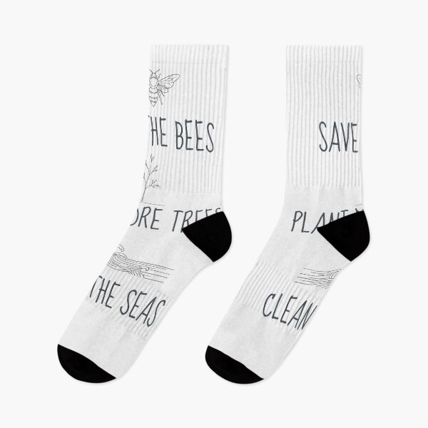 Item preview, Save the Bees, Plant more Trees, Clean the Seas designed and sold by MargLandmeter.