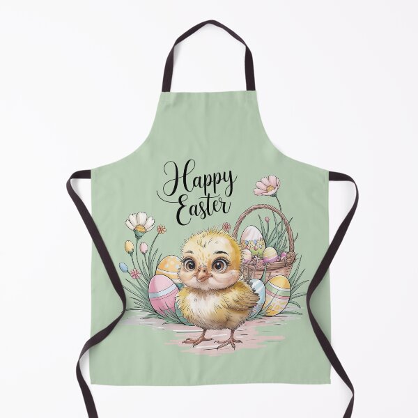Item preview, Easter Chicken with Basket and Eggs designed and sold by WikaKowalczyk.