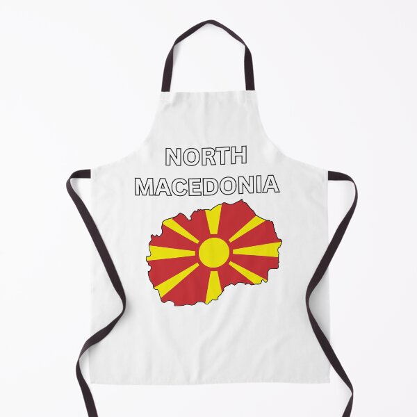 Item preview, North Macedonia Flag Map designed and sold by atomstartup.
