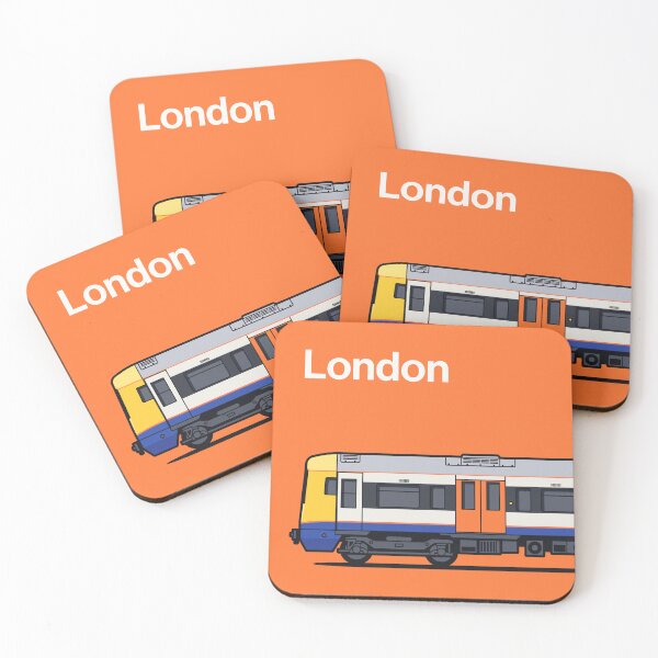 Item preview, London Class 378 Orange World Train Side England designed and sold by VoodooCircus.